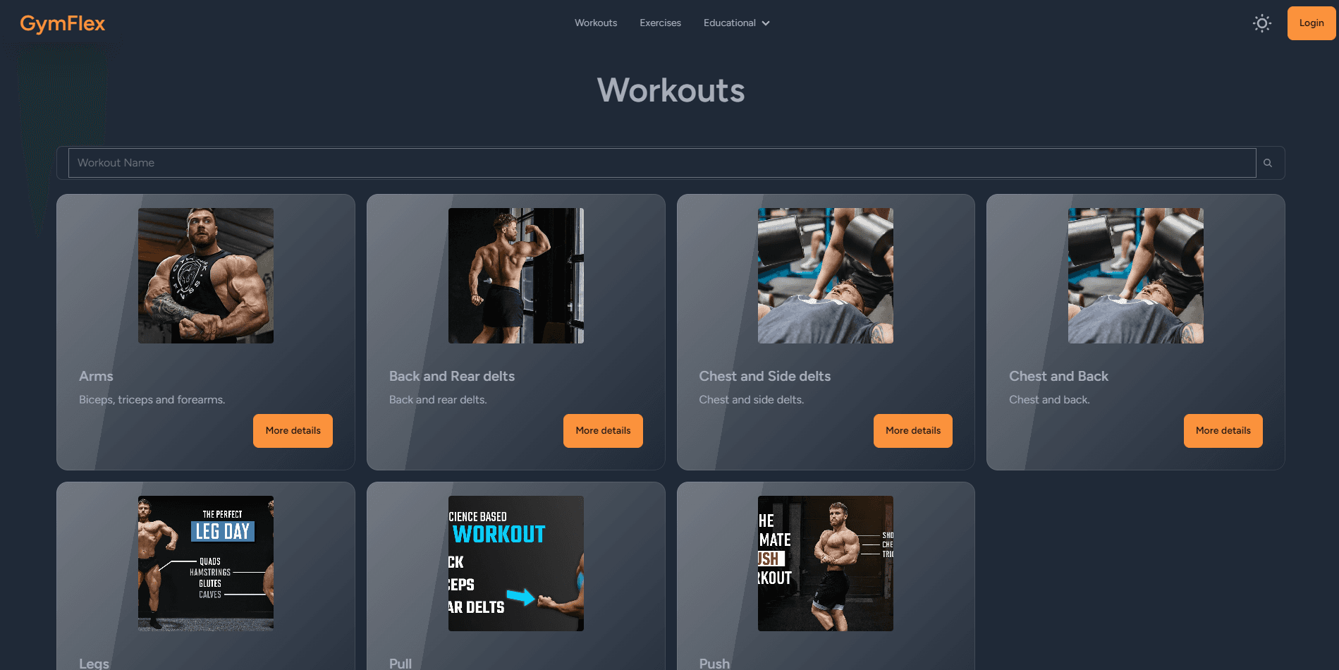 GymFlex: Workout App