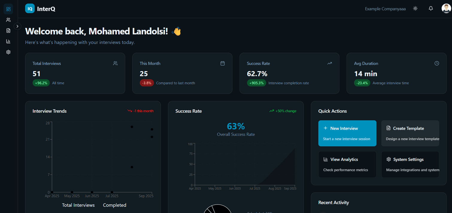 InterQ: AI-Powered Interview Platform